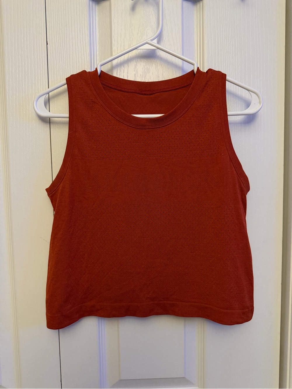 lululemon athletica Women's Muscle Tank in Rust